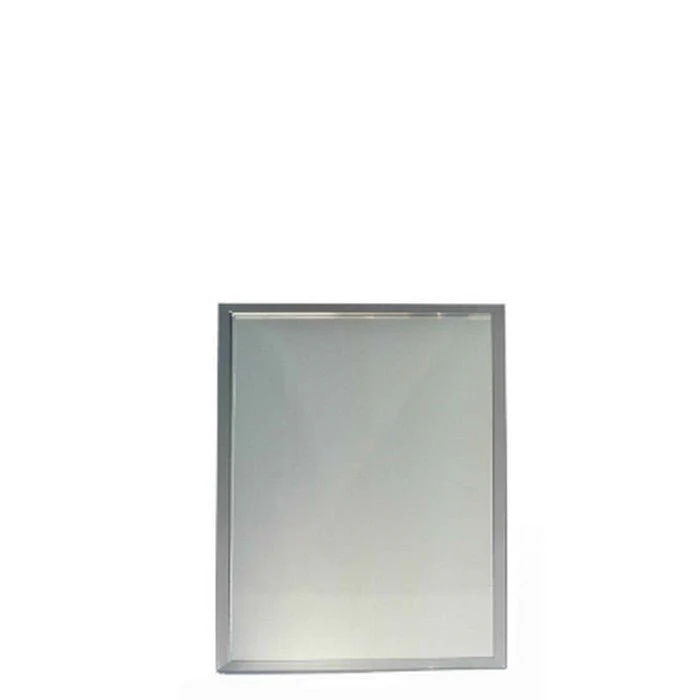 20mm Aluminium Chrome Frame Mirror with Hangers - Image 2