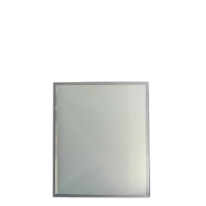 20mm Aluminium Chrome Frame Mirror with Hangers - Image 3
