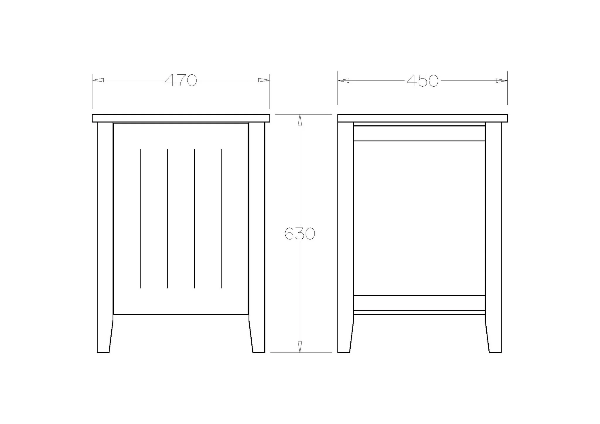 Adventure Bedside 1 Door - Image 7