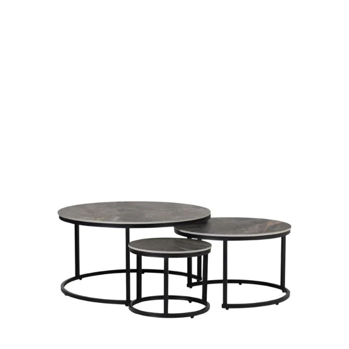 Agneta Nesting Side table (Set of 3) - Image 2