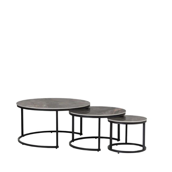 Agneta Nesting Side table (Set of 3) - Image 3