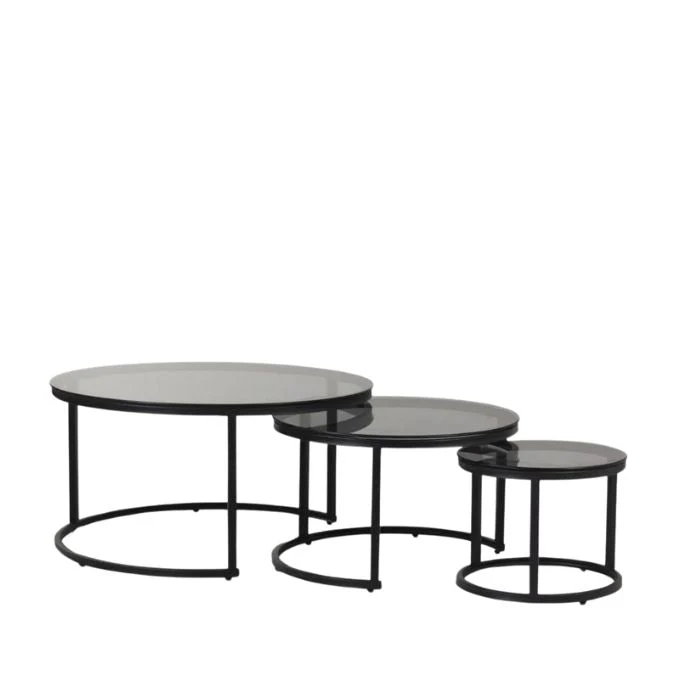 Agneta Nesting Side table (Set of 3) - Image 4