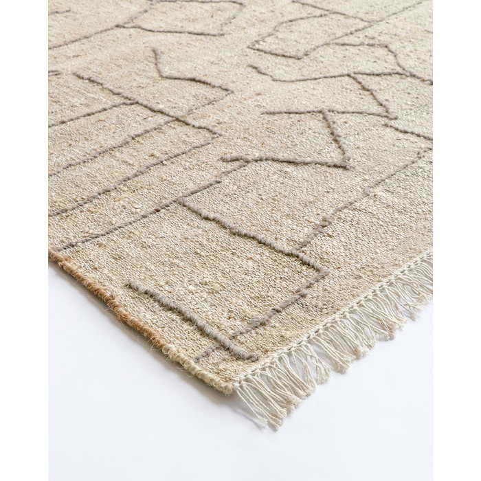 Agros Floor Rug - Straw (Jute Blend)