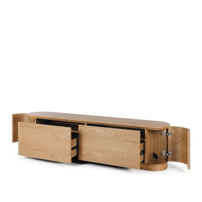 Akita TV Unit - Oak - 1800w - Image 3
