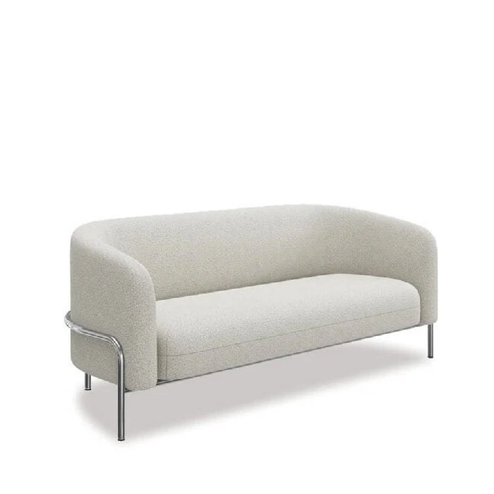 Alma 3 Seater Sofa - Soft Off-White Boucle - Image 2