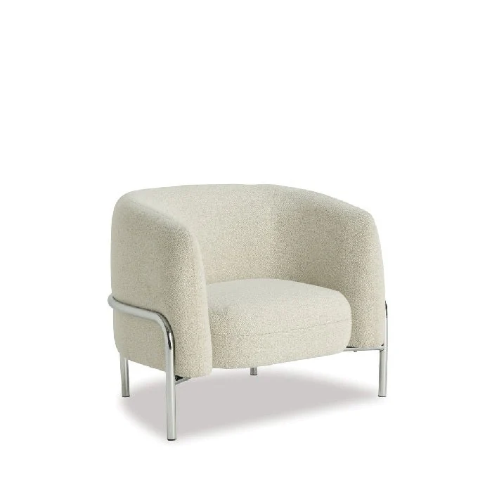 Alma Chair - Soft Off-White Boucle