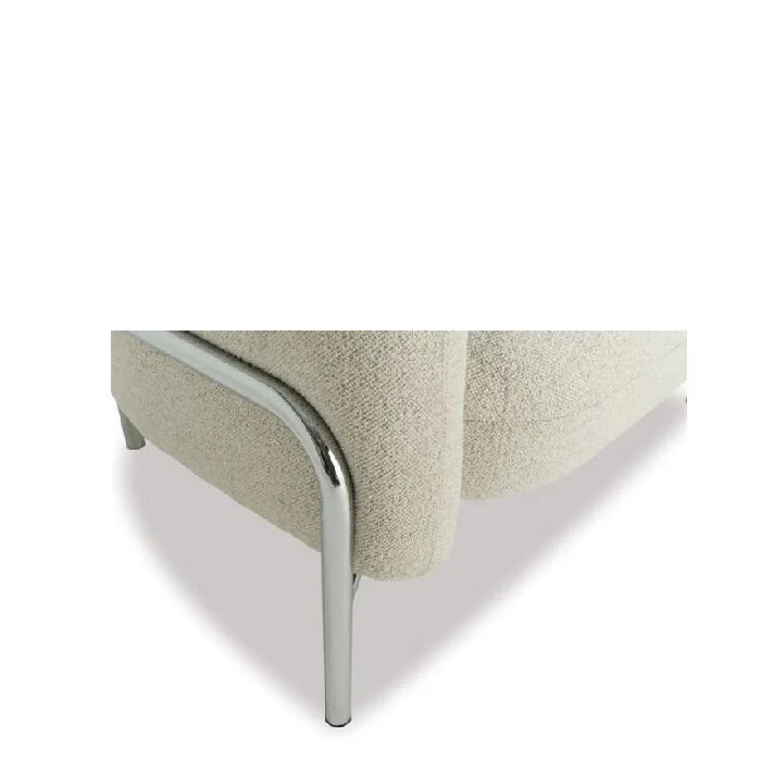 Alma Chair - Soft Off-White Boucle - Image 4