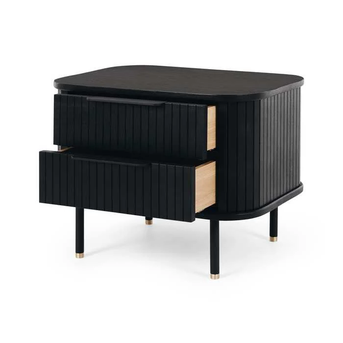 Anders Bedside Cabinet - 2 Drawer - Image 3