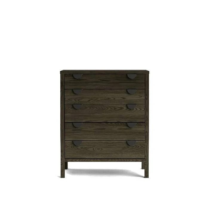 Andes 5 Drawer Tallboy - Ash - Image 5