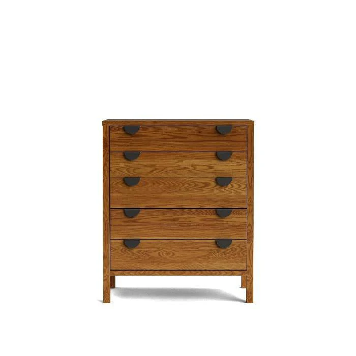 Andes 5 Drawer Tallboy - Ash - Image 6