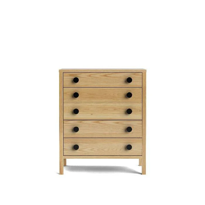 Andes 5 Drawer Tallboy - Ash - Image 7