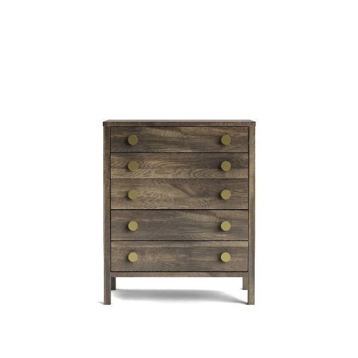 Andes 5 Drawer Tallboy - Ash - Image 8