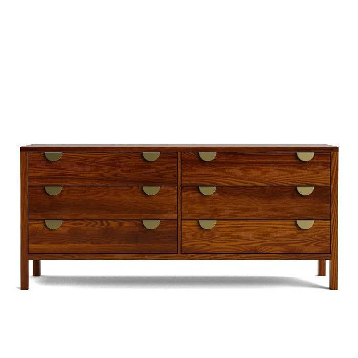 Andes 6 Drawer Lowboy Wide - Ash - Image 4