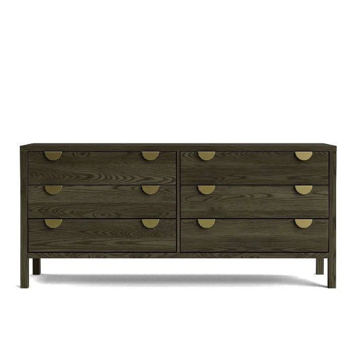 Andes 6 Drawer Lowboy Wide - Ash - Image 5