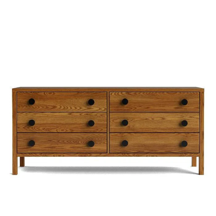 Andes 6 Drawer Lowboy Wide - Ash - Image 6