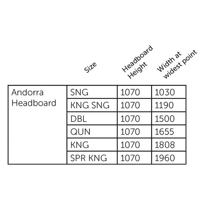 Andorra Headboard - Single to Californian King - Image 11