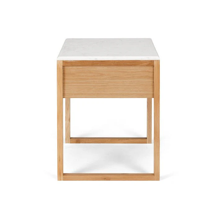 Avalon Side Table with Marble Top - Image 3
