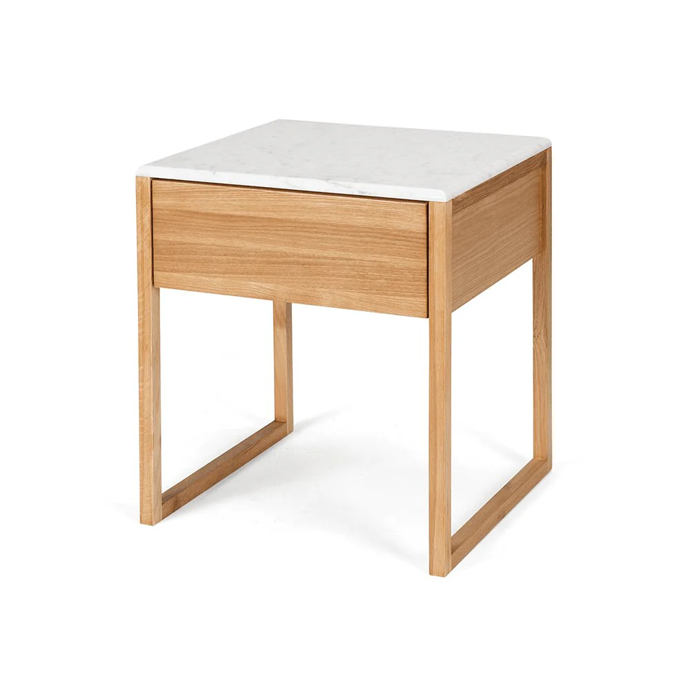 Avalon Side Table with Marble Top - Image 4