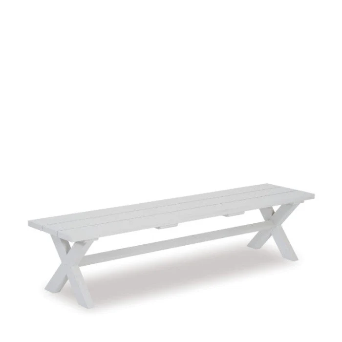 Bali Outdoor Dining Suite 2200w + x2 Benches (3 Pce) - Image 2