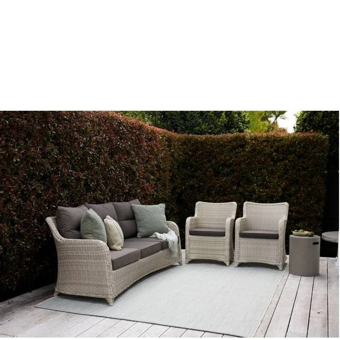 Bali Outdoor Lounge Suite - 2 Seater & x2 Chairs (3 Pce) - Image 2
