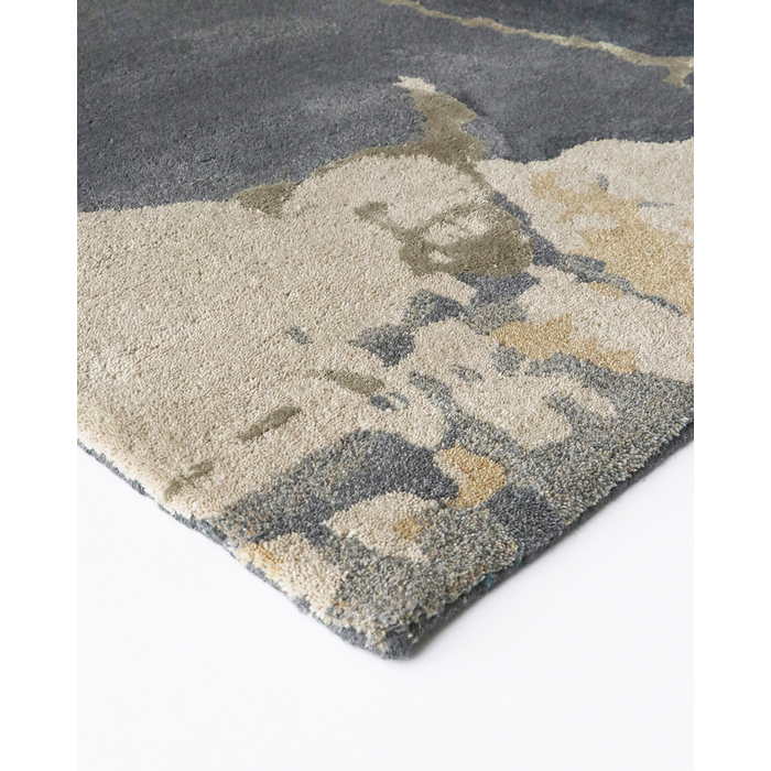 Basalt Floor Rug - Charcoal Multi (Wool Blend)