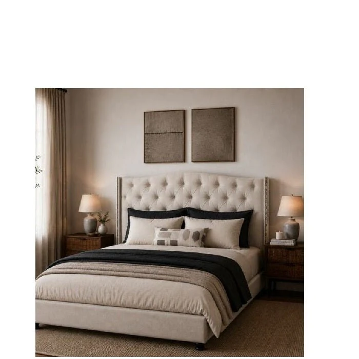 Bellevue Fabric Headboard Queen to Cali King - Image 2