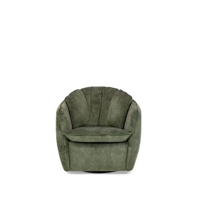 Beverley Swivel Chair - Fabric and Leather options - Image 3