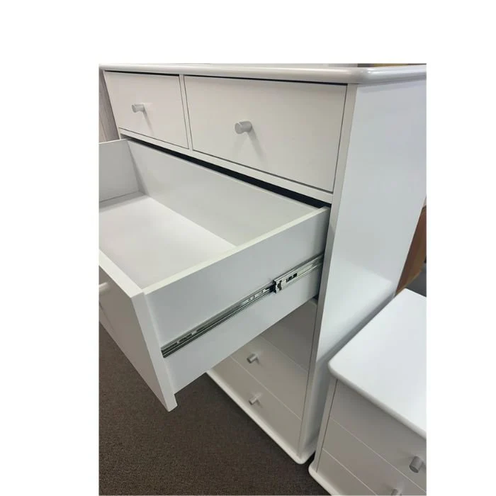 Bianca 3 Drawer Bedside White - Image 2