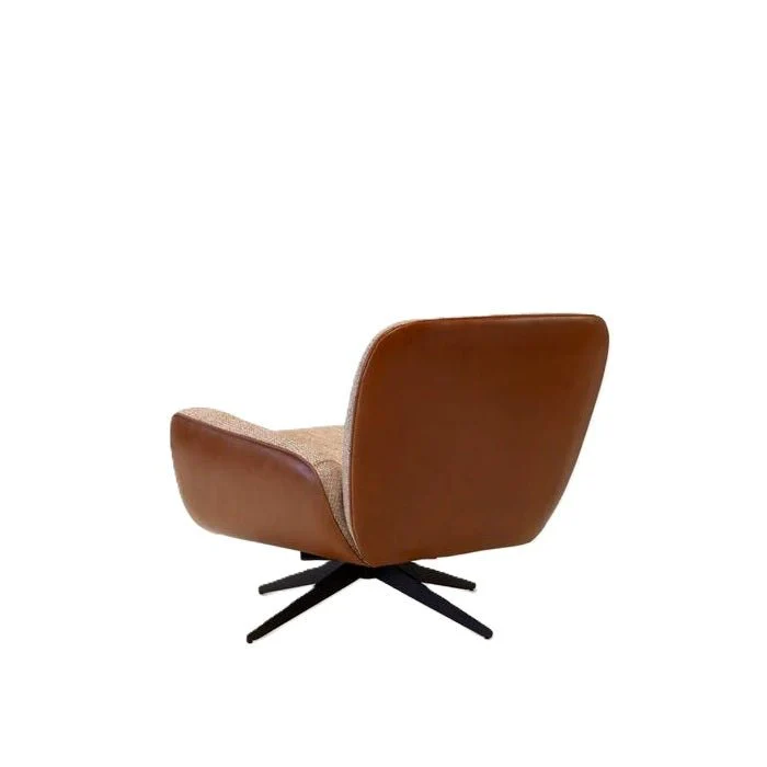 Bloom Accent Swivel Chair - Leather Outer - Image 3