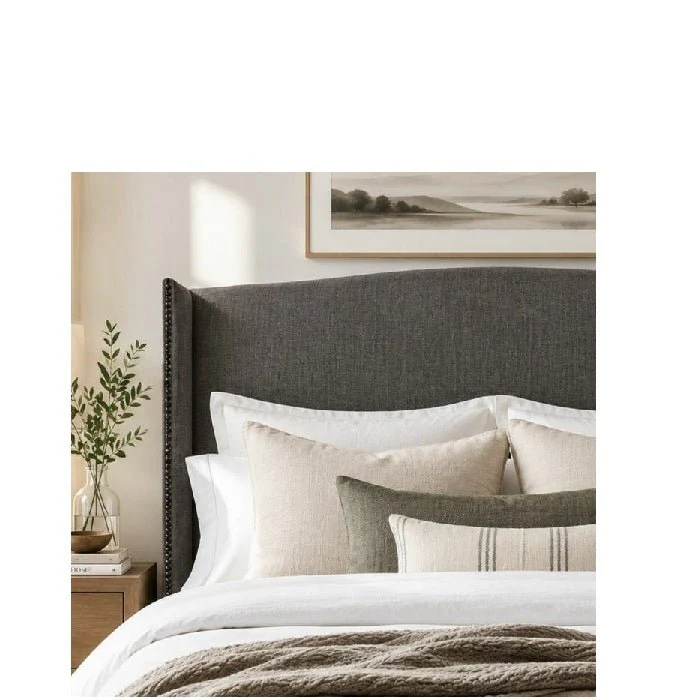Bordeaux Fabric Headboard Queen to Cali King