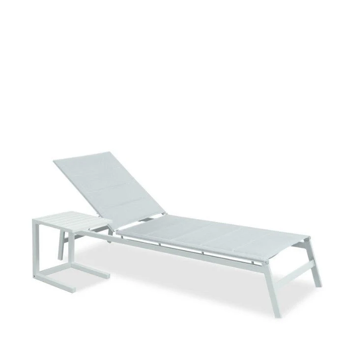 Boston Outdoor Sun Lounger, Side Table & Set - Image 4