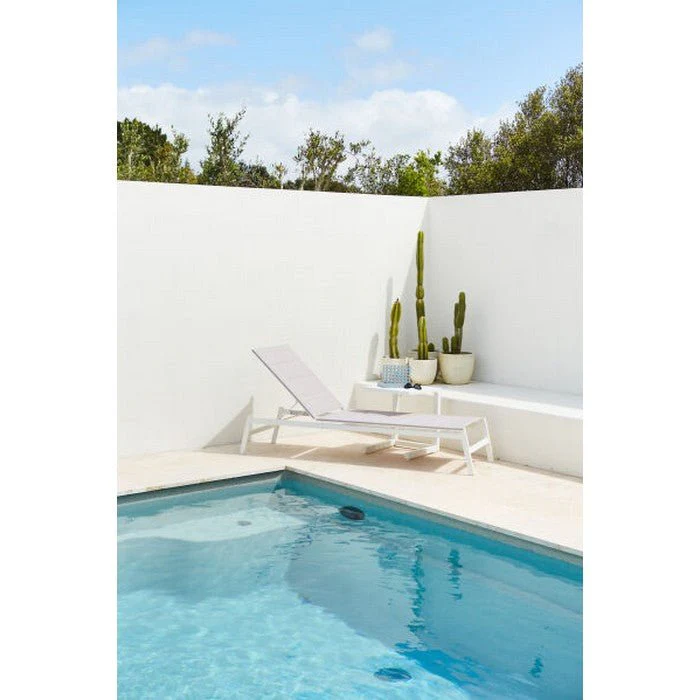 Boston Outdoor Sun Lounger, Side Table & Set - Image 8