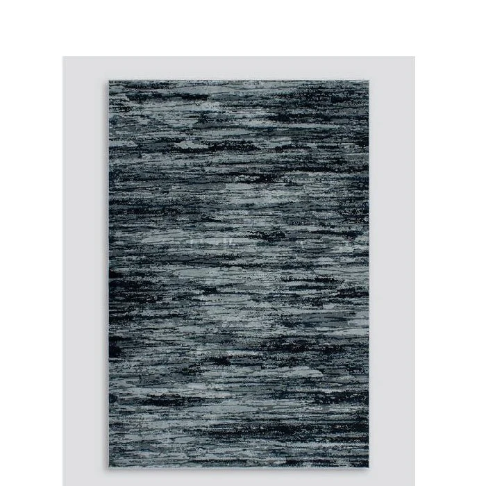 Caspian Floor Rug - Navy (100% Polyester) - Image 2