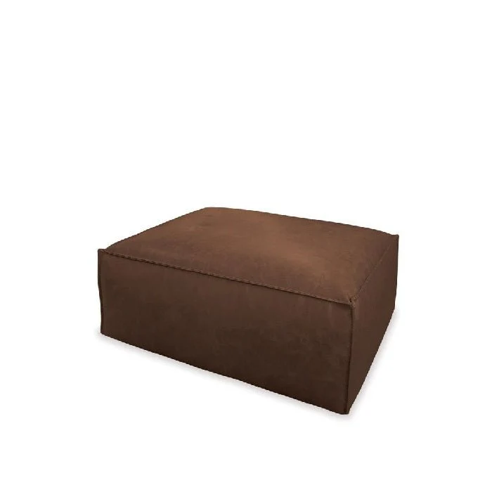 Cassia Ottoman - Quality Leather - Custom-Made