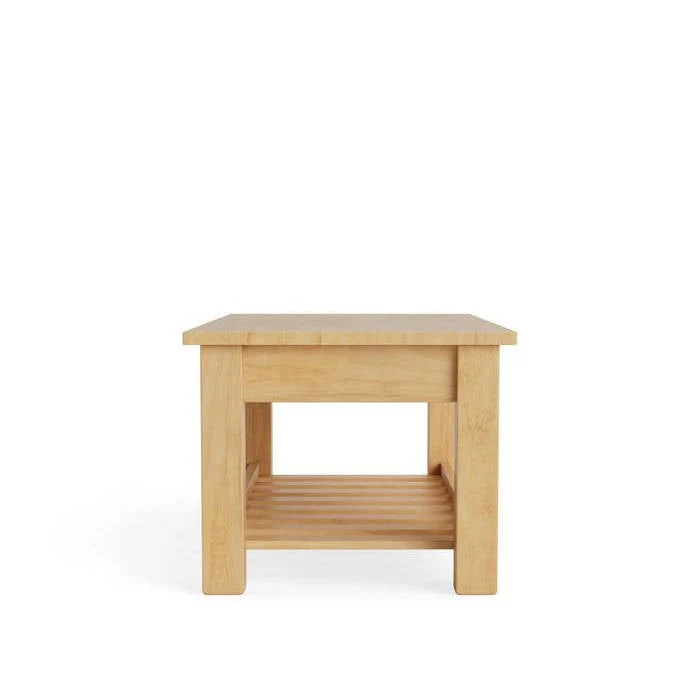 Charlton Coffee Table - with Rack and Drawer - Image 10