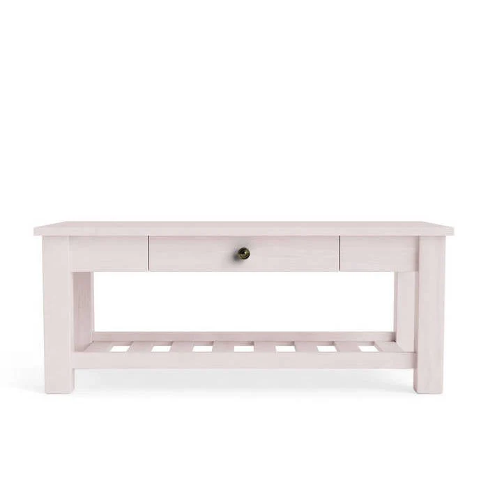 Charlton Coffee Table - with Rack and Drawer - Image 8