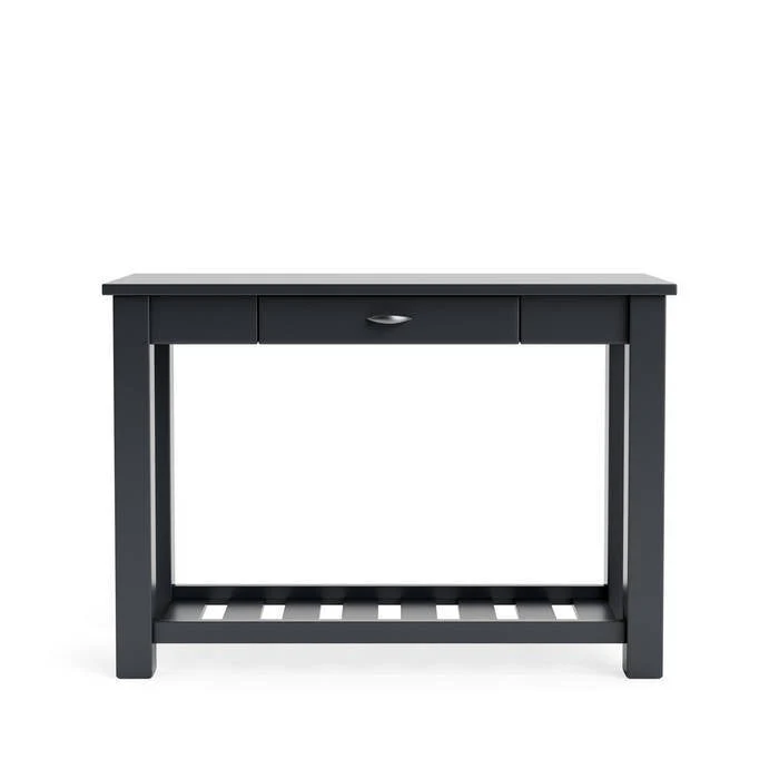 Charlton Hall Table with Rack and Drawer - Image 2