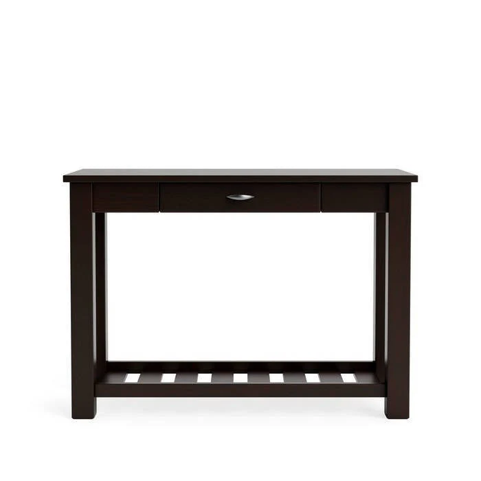 Charlton Hall Table with Rack and Drawer - Image 3