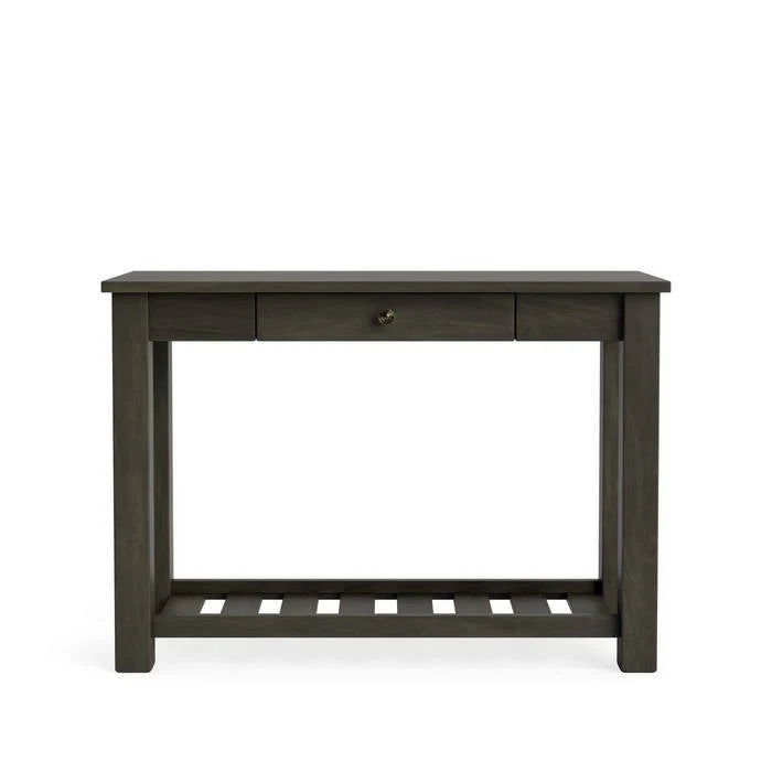 Charlton Hall Table with Rack and Drawer - Image 4