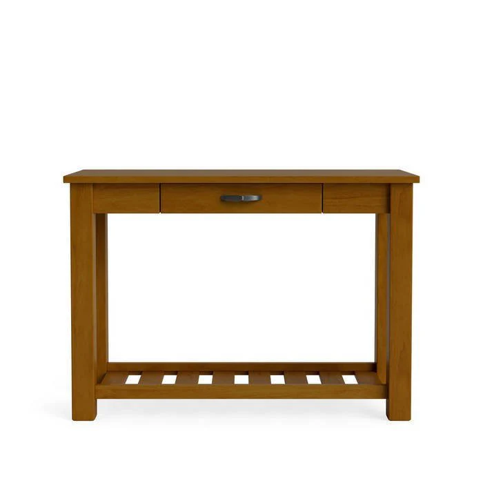 Charlton Hall Table with Rack and Drawer - Image 7