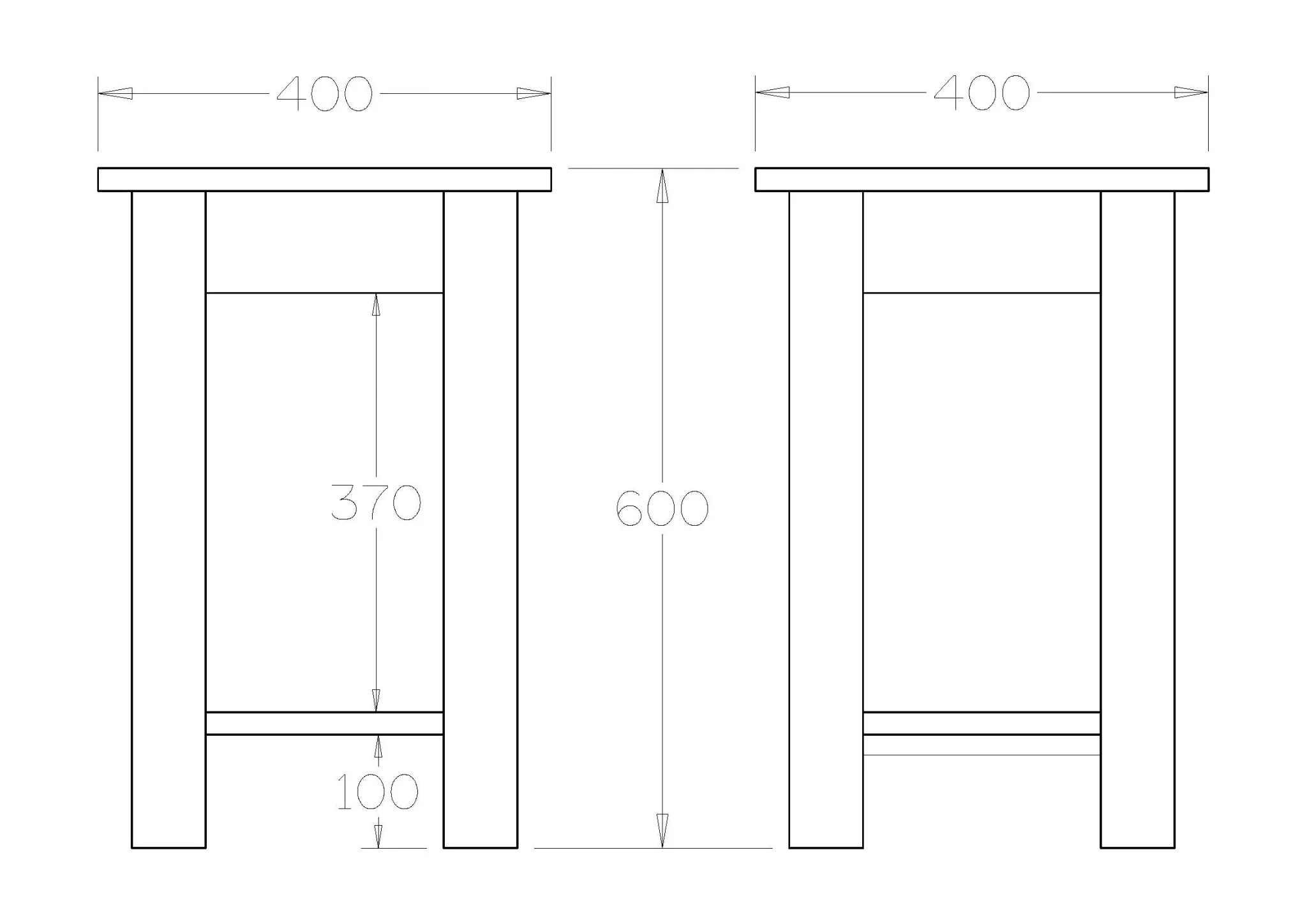 Charlton Side Table with Rack - Image 9