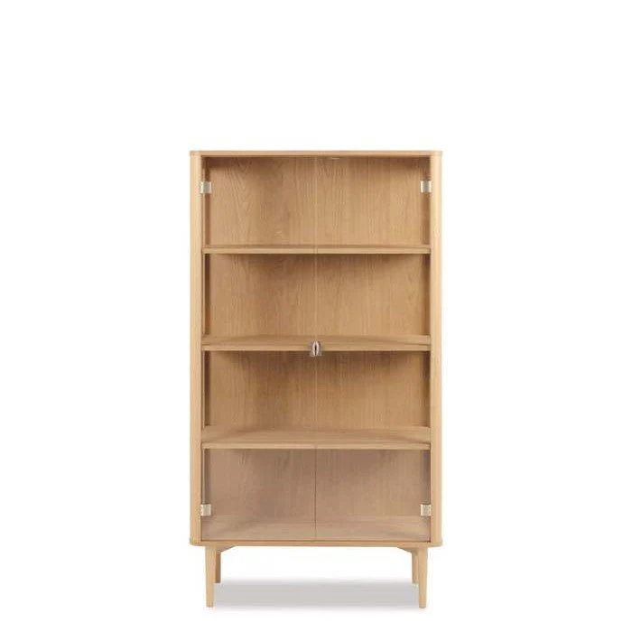 Clevedon China Cabinet with Temperered Glass
