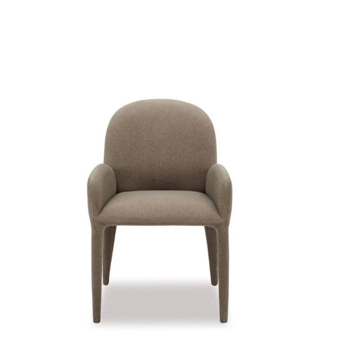 Coco Dining Chair - Chocolate mohair