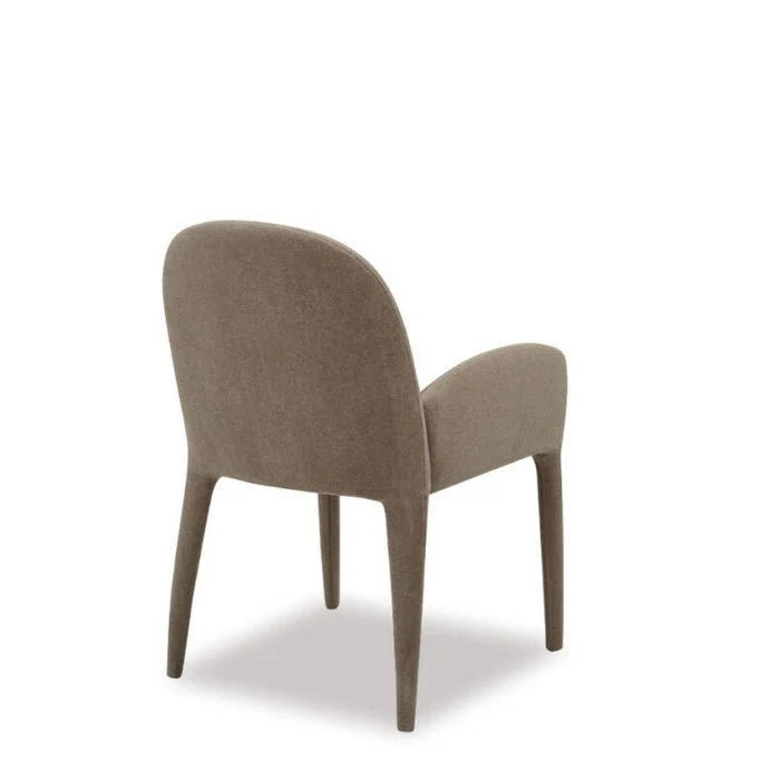Coco Dining Chair - Chocolate mohair - Image 3