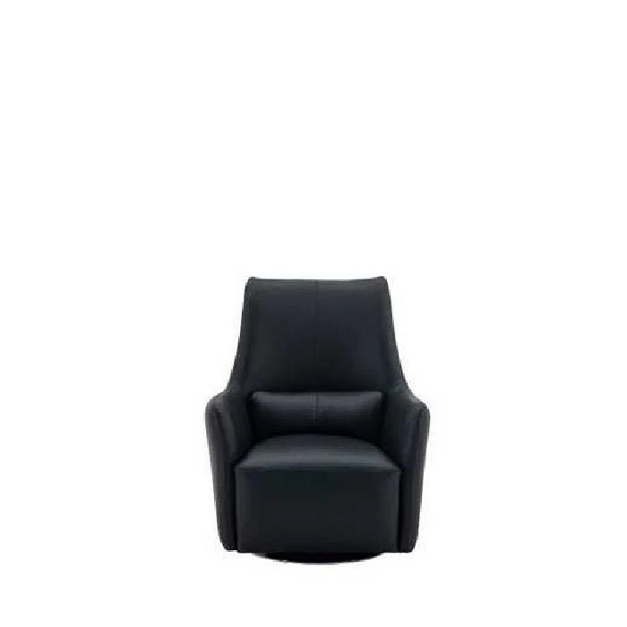 Colombo Swivel Armchair in Leather - Image 2