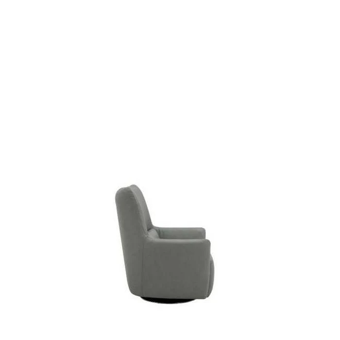 Colombo Swivel Armchair in Leather - Image 5