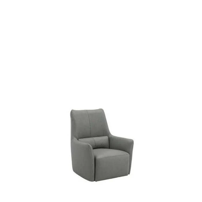 Colombo Swivel Armchair in Leather - Image 7