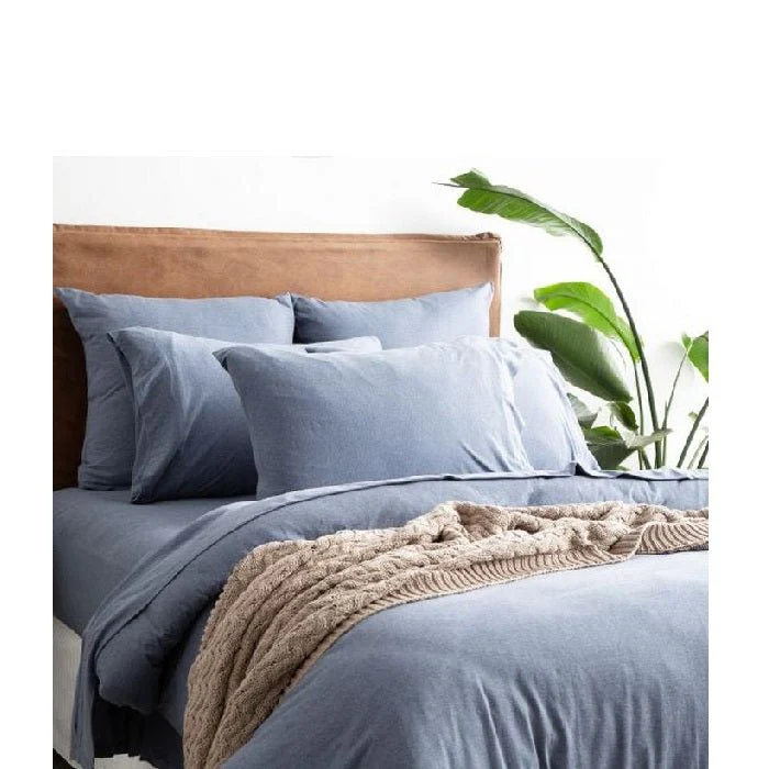 Comfort T Organic Cotton Melange Jersey Quilt Cover Sets - Image 2