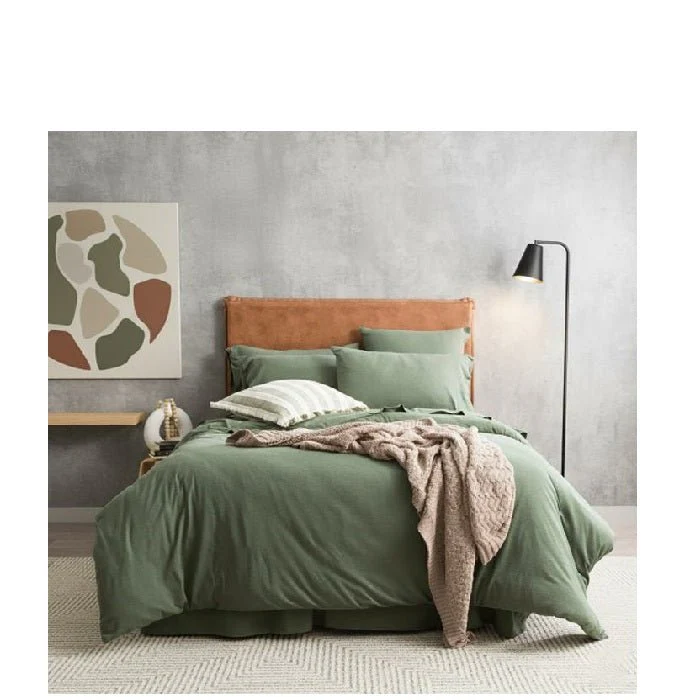 Comfort T Organic Cotton Melange Jersey Quilt Cover Sets - Image 7