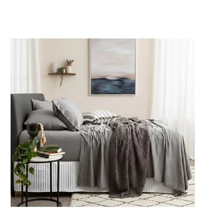 Comfort T Organic Cotton Melange Jersey Sheet Sets - Image 5